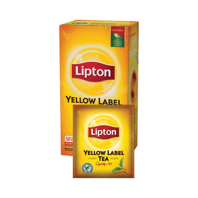 Lipton Yellow Label Tea x 25 Tea Bags (Individually wrapped)